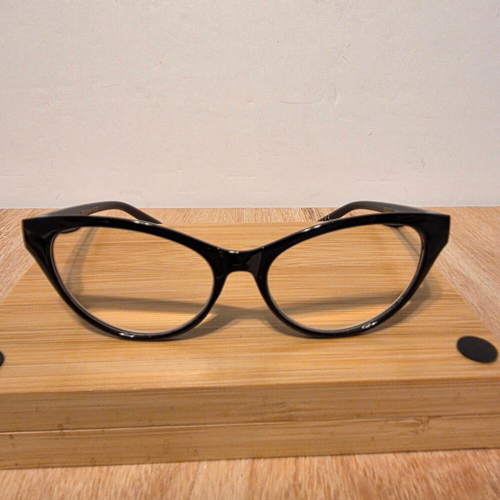 Betsey Johnson Black Cat-eye Reading Glasses +2.0